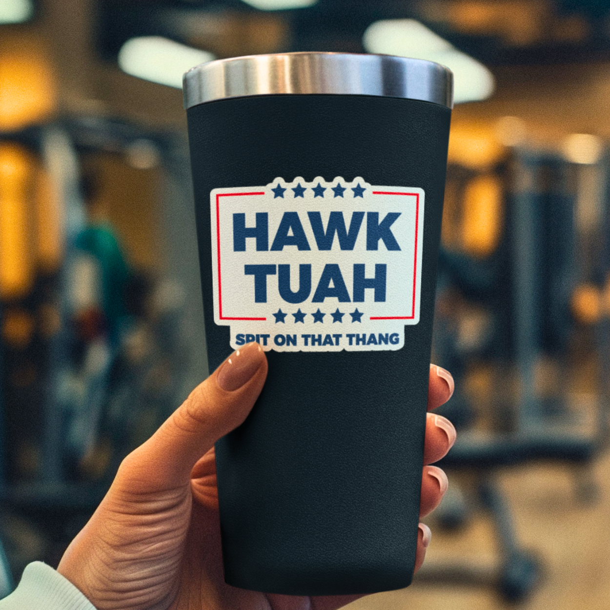 Hawk Tuah Spit On That Thang! Viral Sticker Pack - 12 Die Cut Hawk Tuah Stickers